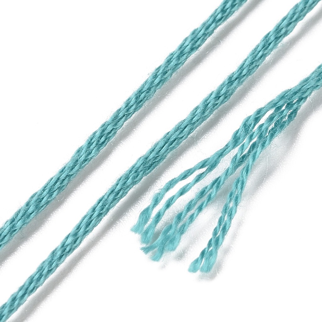 1Set 8 Skeins 0.5mm 6-Ply Poly - Embroidery Stitches ulasan dan harga