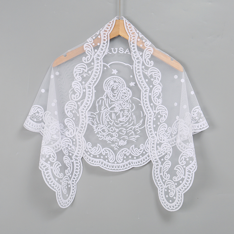 1Pc Women's Elegant Solid Colo - Embroidery Hijab ulasan dan harga